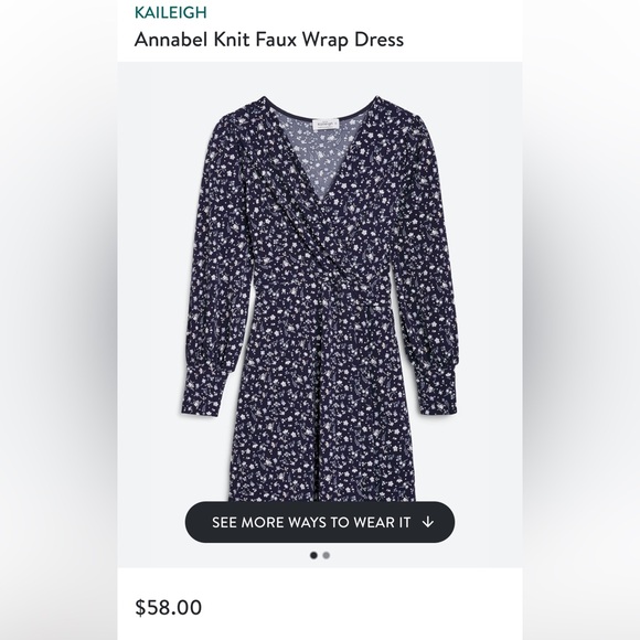 kaileigh thelma knit wrap dress Dresses | Kaileigh Knit Faux Wrap Dress